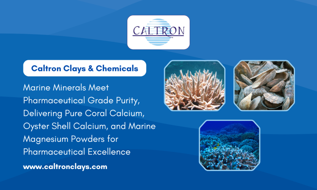 Caltron Clays & Chemicals: Coral Calcium Powder manufacturer in India, Oyster Shell Calcium Carbonate Powder manufacturer in India, and Marine Magnesi