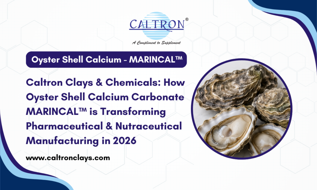 Caltron Clays & Chemicals: Oyster Shell Calcium Carbonate Powder Manufacturer in India