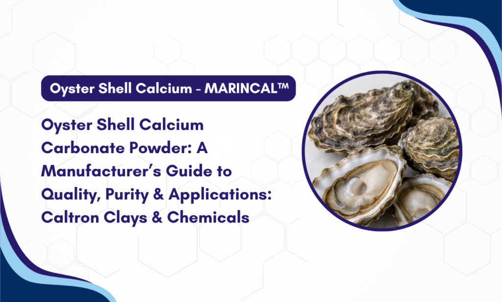 Quality Meets Marine Origin: Caltron Clays & Chemicals – Oyster Shell Calcium Carbonate Manufacturer in India