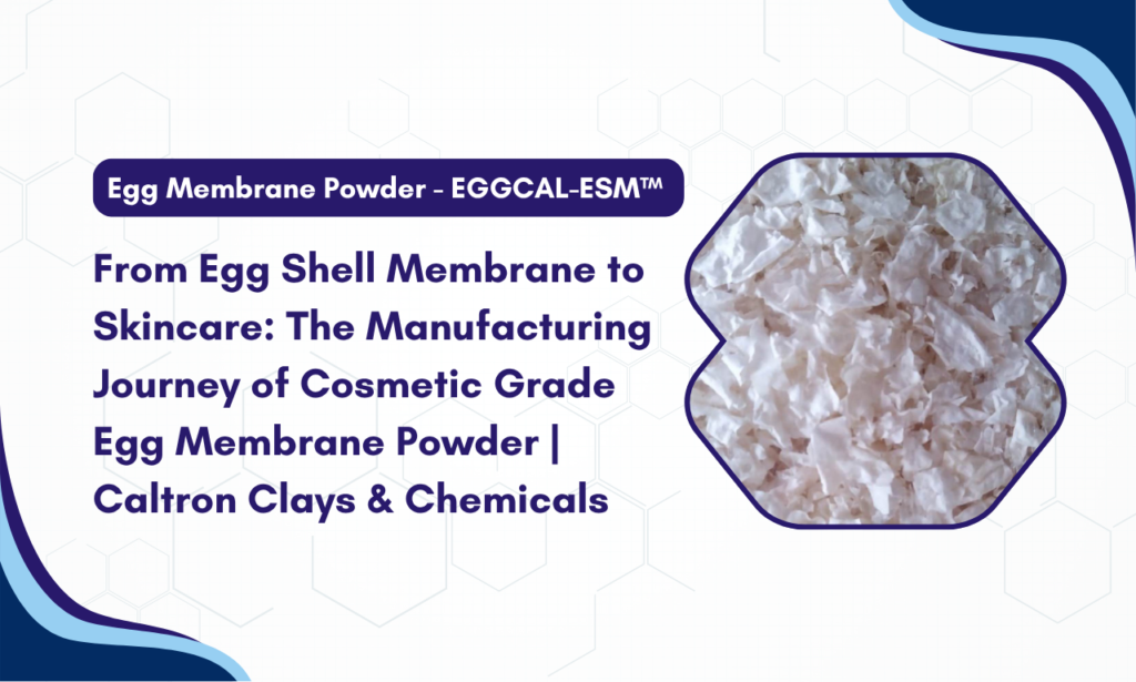 Egg Membrane Powder Manufacturer in India for Advanced Cosmetic Formulations | Caltron Clays & Chemicals