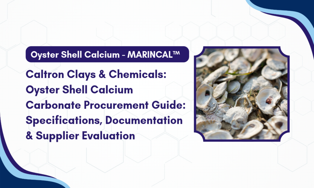 Caltron Clays & Chemicals – Oyster Shell Calcium Carbonate Powder Manufacturer in India for Pharmaceutical & Nutraceutical Industries